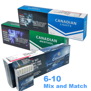 mix and match 6 to 10-Canadian Cigarettes On Sale